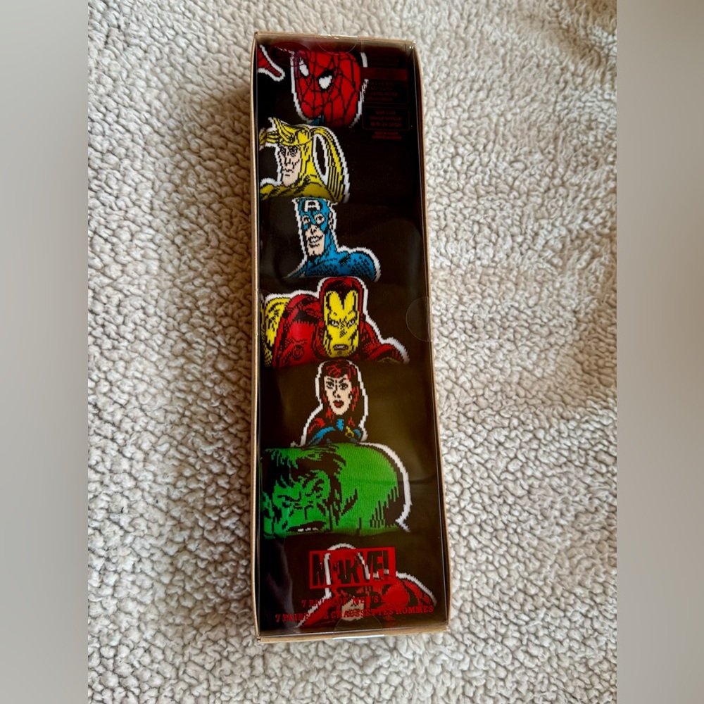Disney Marvel Character Socks - Multicolor